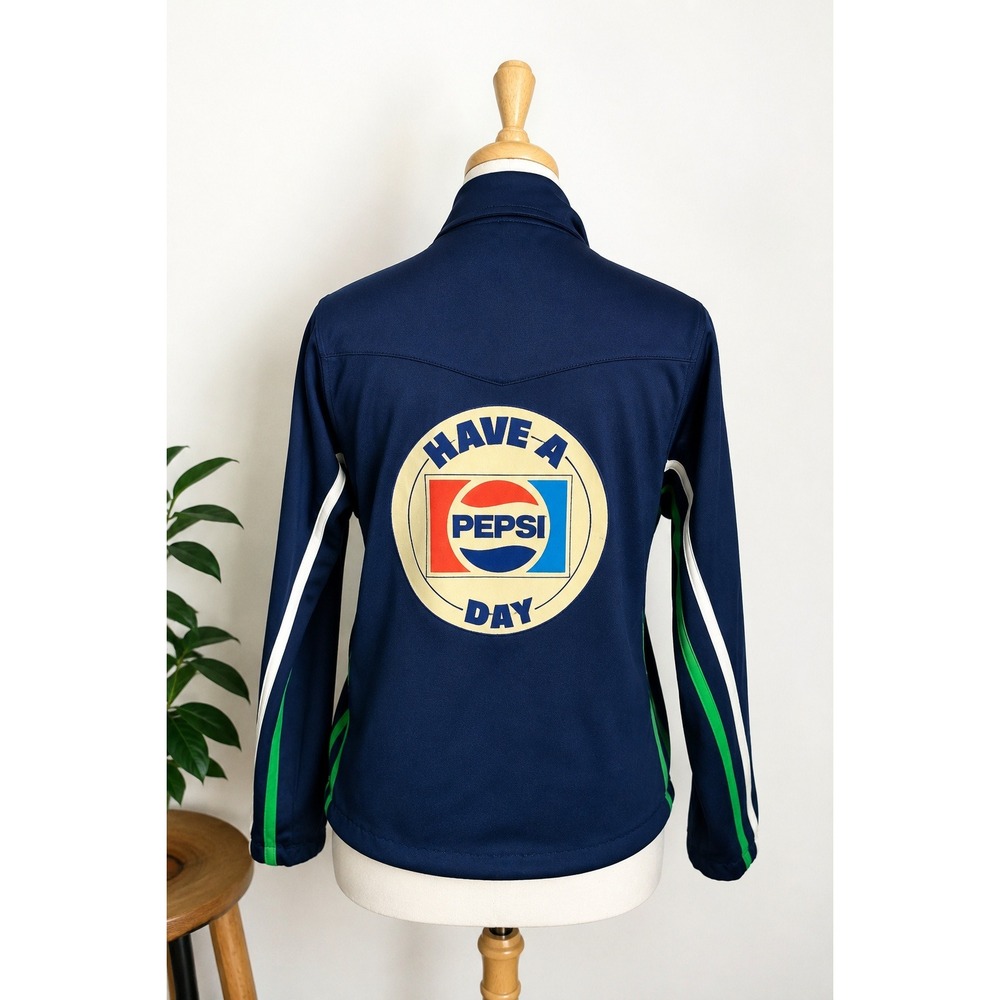 Vintage‎ Pepsi Track Jacket 70s 80s Promo Australia Athletic Zip Up Retro Poly